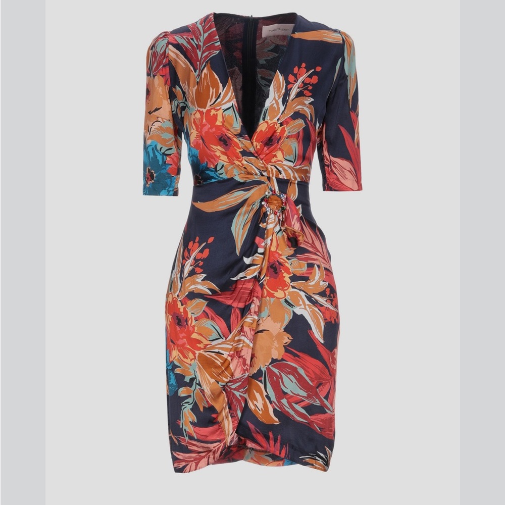 Kaos Vibrant Floral Midi Dress